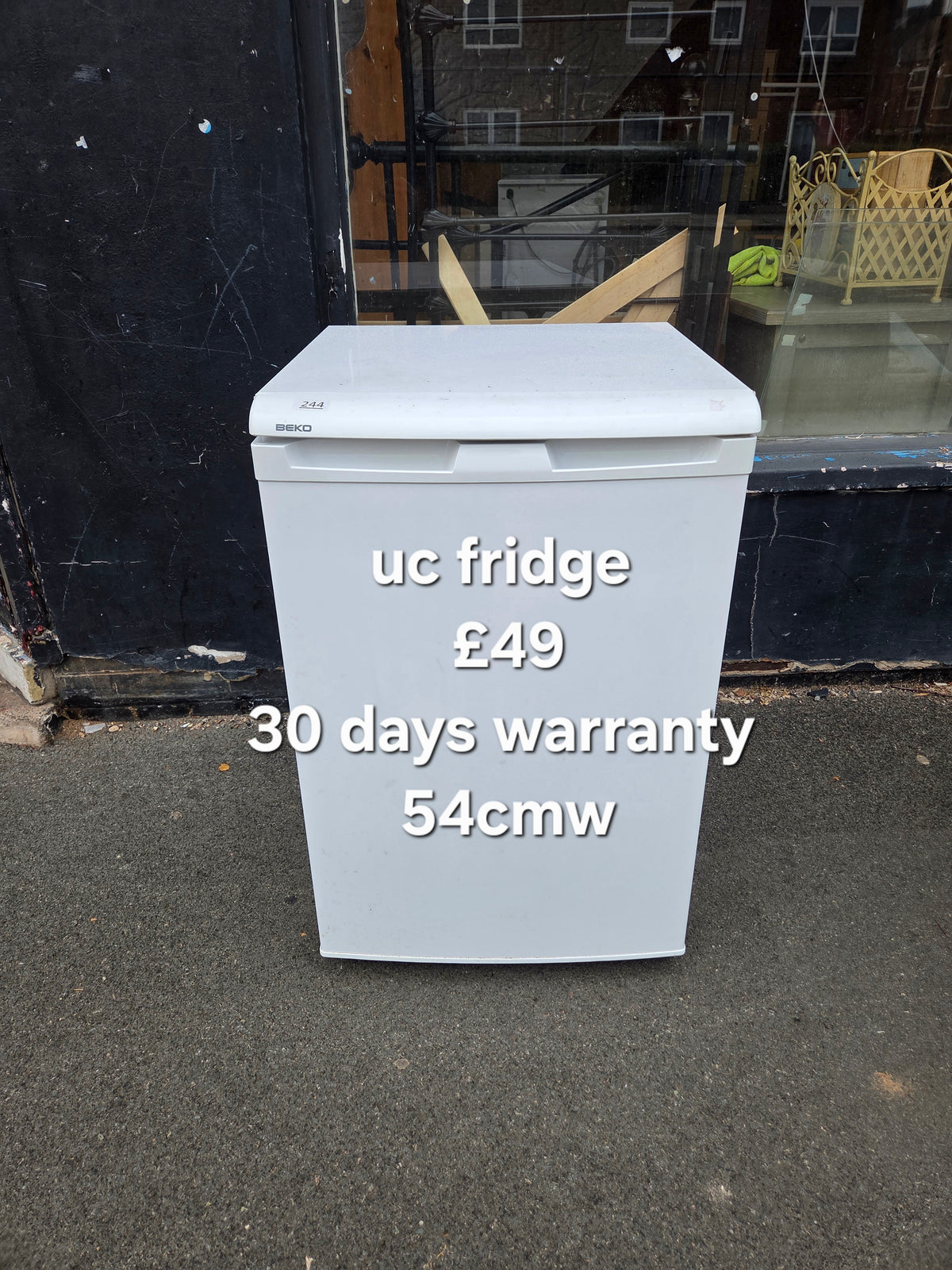 Beko undercounter fridge Refurbished | 30 Day Warranty | Free Delivery