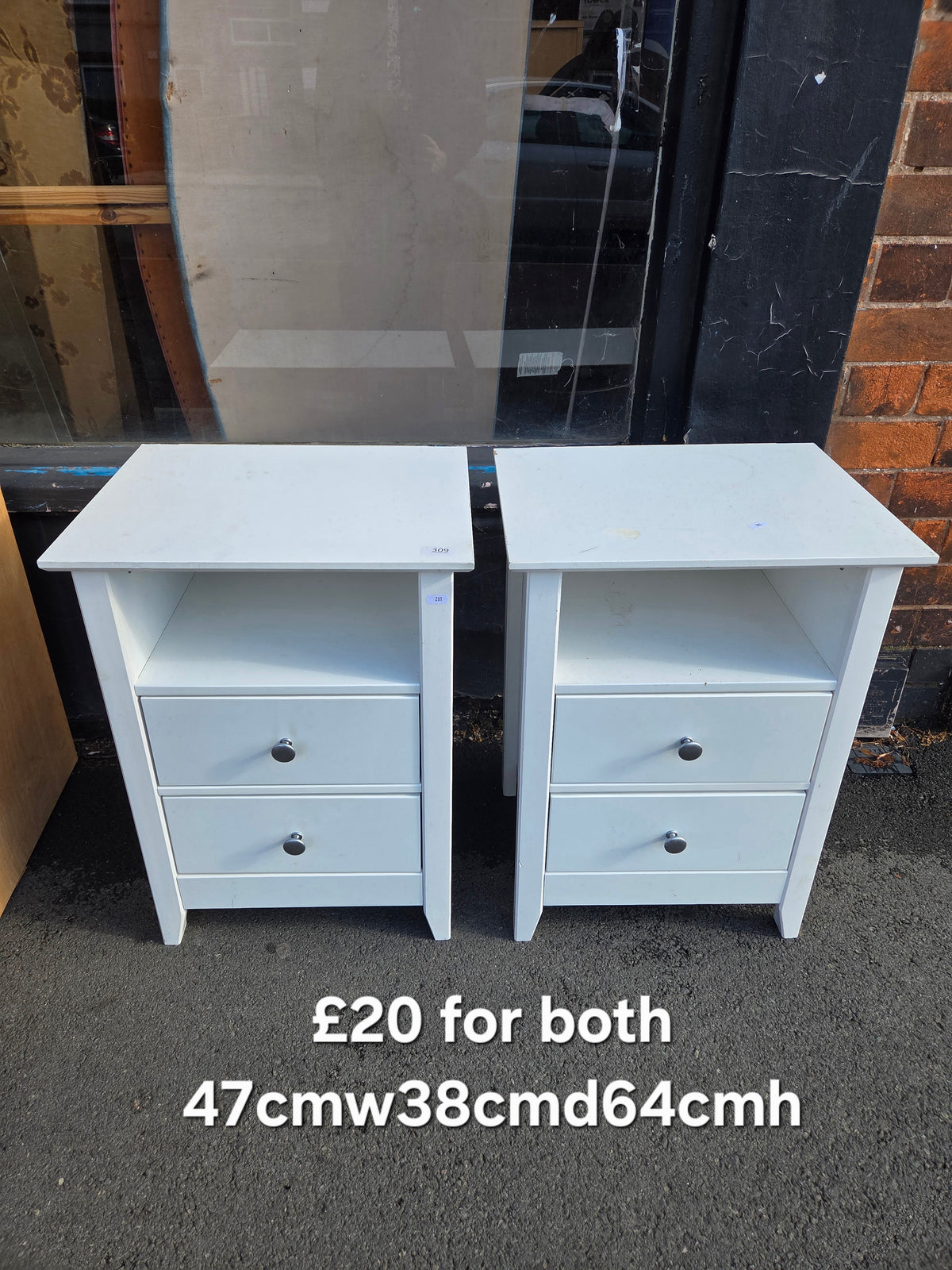 2 bedside tables Free Delivery in Leicester