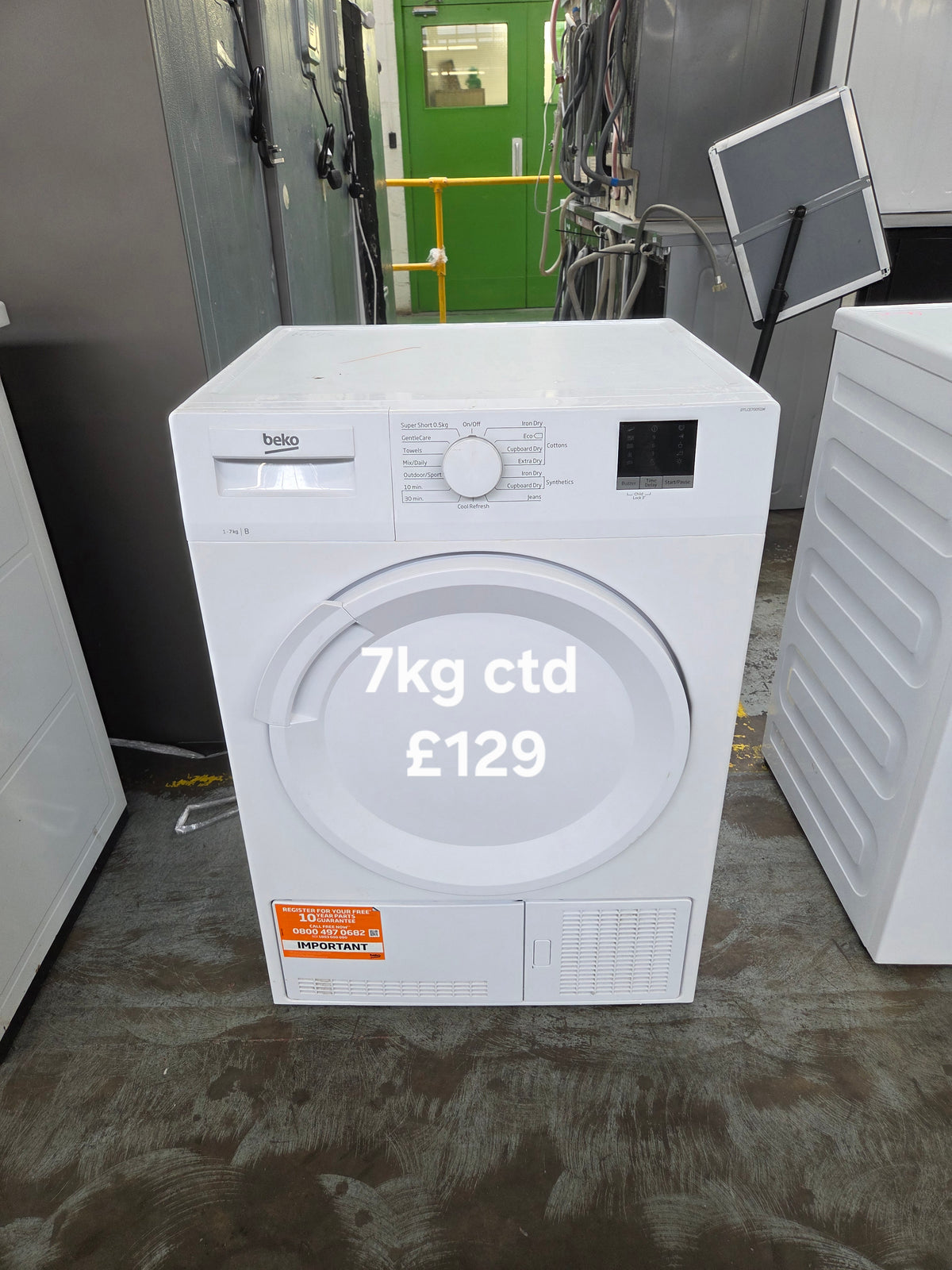 Beko 7kg condenser tumble dryer Refurbished | 120 Day Warranty | Free Delivery