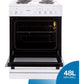 Altimo 60cm Electric Single Oven Cooker - CESS602W