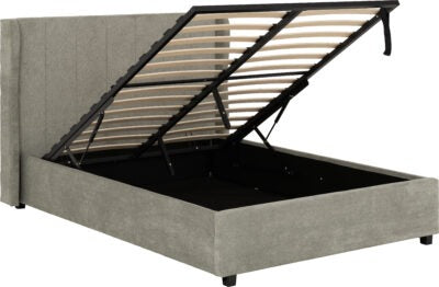 Amelia Plus 4'6" Storage Bed
Dark Grey Fabric