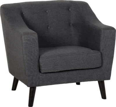 Ashley 1 Seater Sofa
Dark Grey Fabric