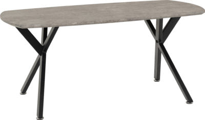 Athens Oval Coffee Table
Concrete Effect/Black