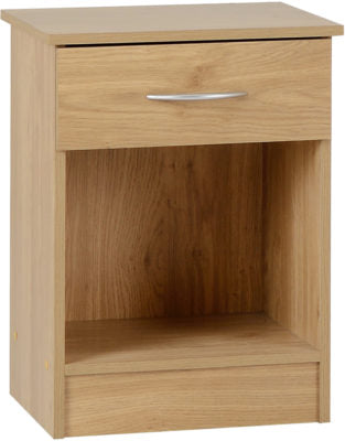 Bellingham 1 Drawer Bedside Cabinet
Oak Effect Veneer