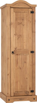 Corona 1 Door Wardrobe
Distressed Waxed Pine