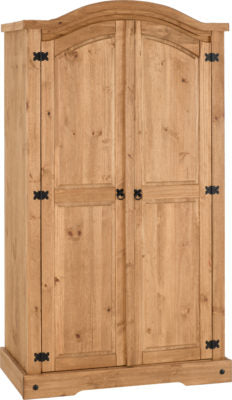 Corona 2 Door Wardrobe
Distressed Waxed Pine