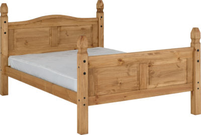 Corona 5' Bed High Foot End
Distressed Waxed Pine