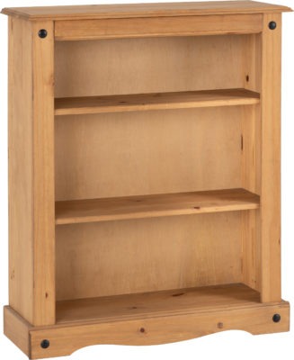 Corona Low Bookcase
Distressed Waxed Pine