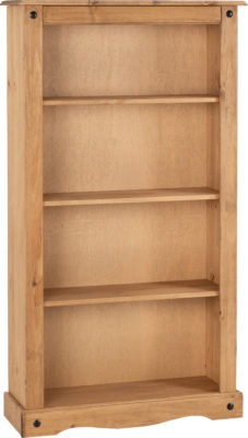 Corona Medium Bookcase
Distressed Waxed Pine