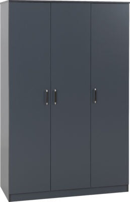 Dakota 3 Door Wardrobe
Dark Grey
