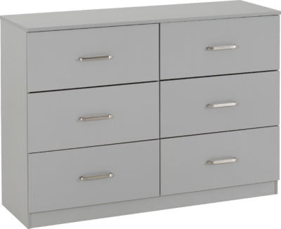 Dakota 6 Drawer Chest
Light Grey