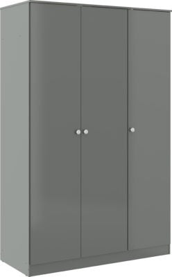 Denver 3 Door Wardrobe
Grey Gloss
