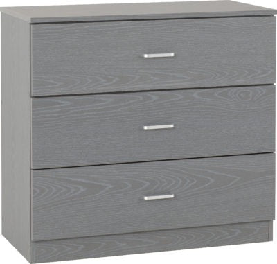 Felix 3 Drawer Chest
Grey