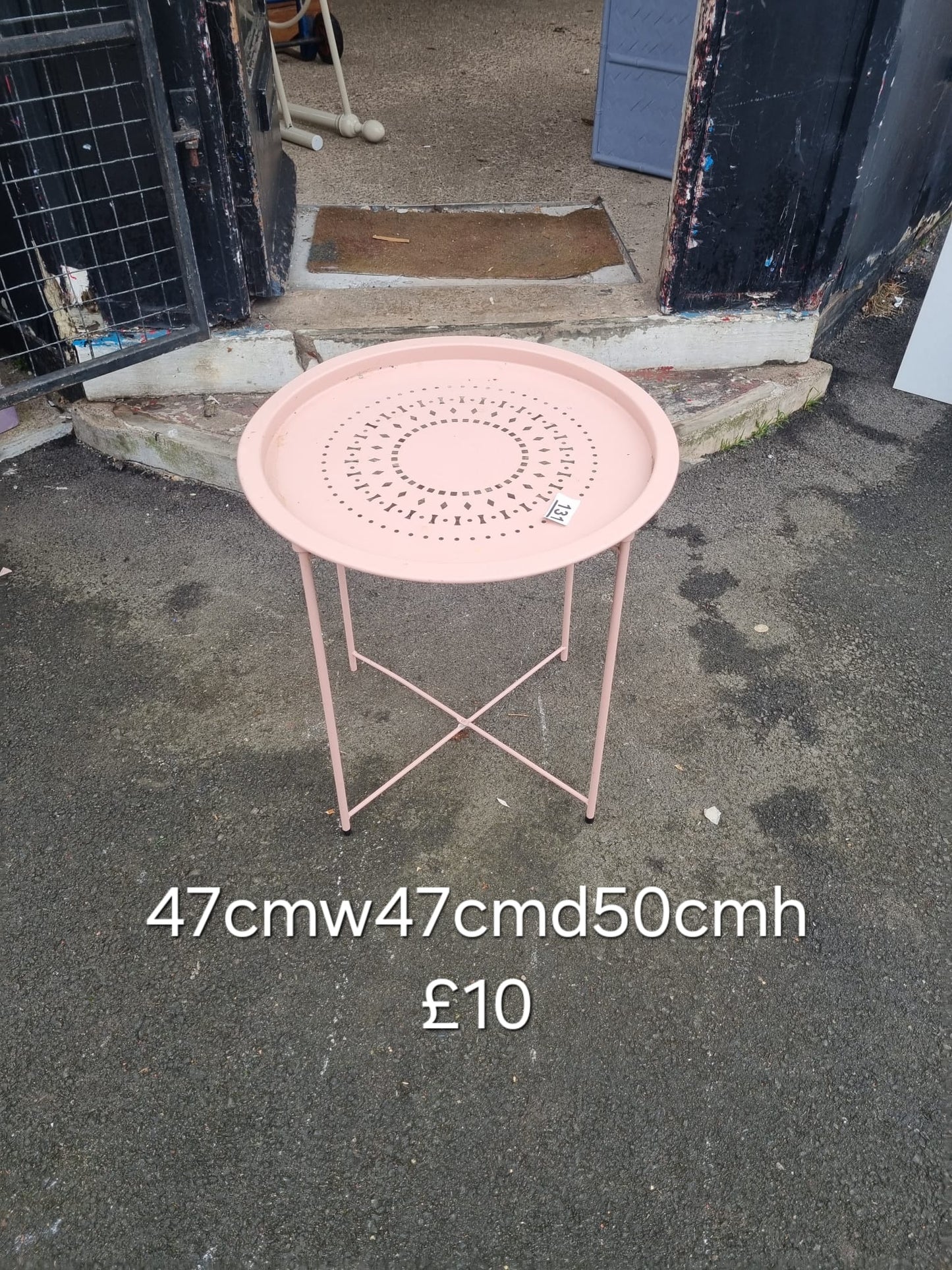 Pink side tables 🌟 Free delivery in Leicester 🌟