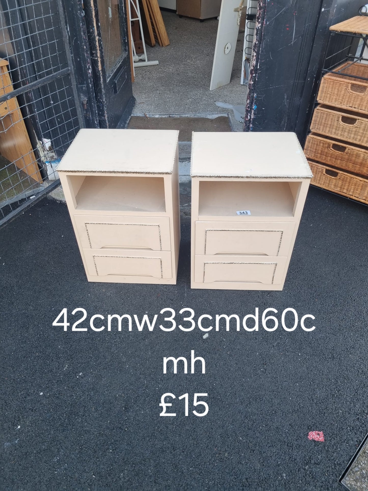 2 bedside tables 🌟 Free delivery in Leicester 🌟