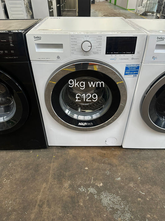 Beko 9kg washing machine 🌟 Free Delivery 🌟 120 Days Warranty 🌟