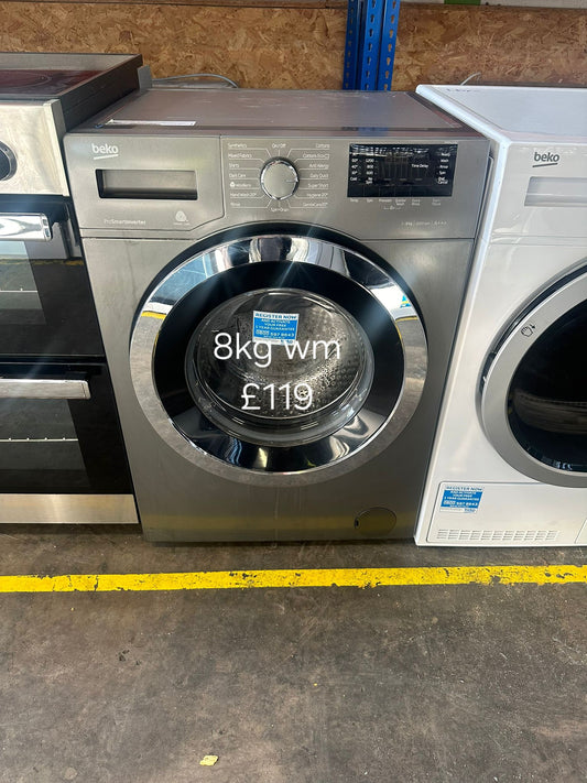 Beko 8kg washing machine 🌟 Free Delivery 🌟 120 Days Warranty 🌟