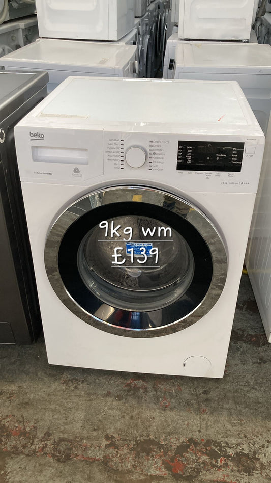 Beko 9kg washing machine 🌟 Free Delivery 🌟 120 Days Warranty 🌟