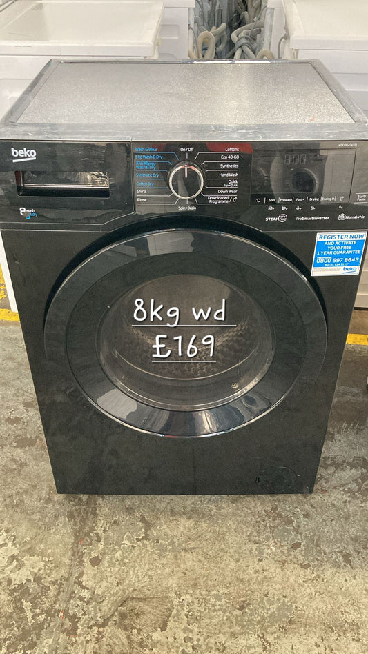 Beko 8kg Washer Dryer 🌟 Free Delivery 🌟 120 Days Warranty 🌟