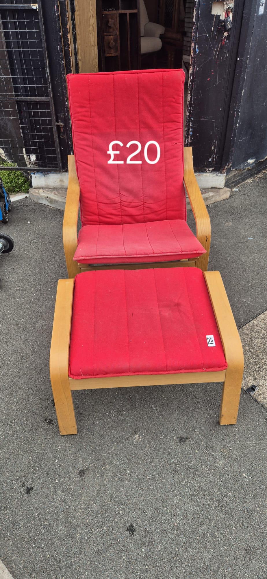 Ikea chair and stool 🌟 Free delivery in Leicester 🌟