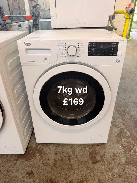 Beko 7kg washer dryer 🌟 Free Delivery 🌟 120 Days Warranty 🌟
