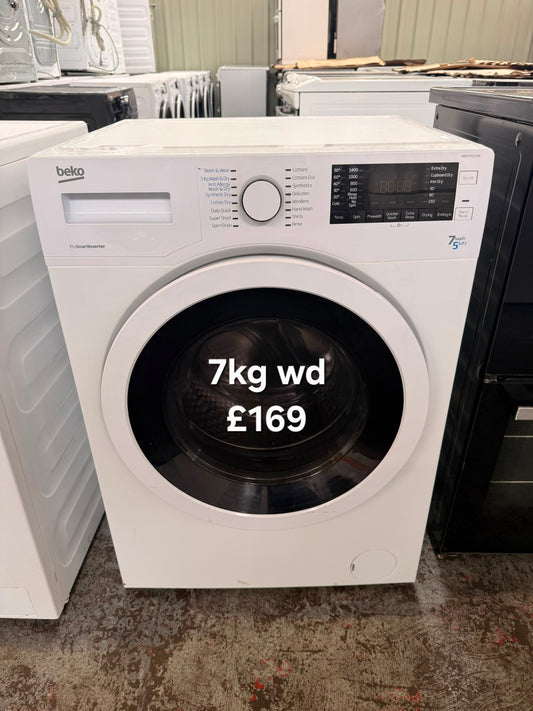 Beko 7kg washer dryer 🌟 Free Delivery 🌟 120 Days Warranty 🌟