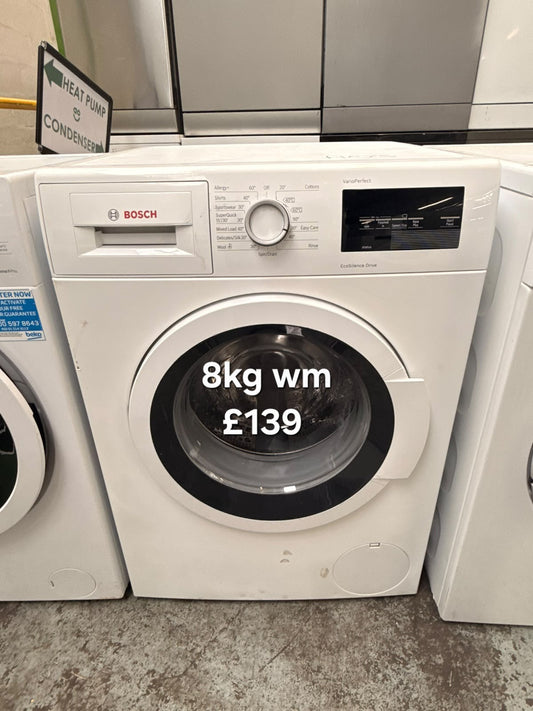 Bosch 8kg washing machine Refurbished | 120 Day Warranty | Free Delivery