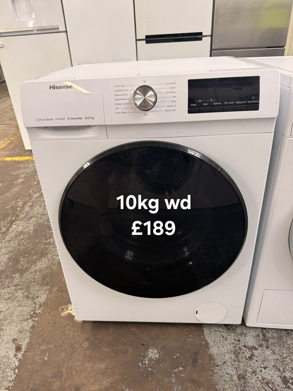 Hisense 10kg washer dryer Refurbished | 120 Day Warranty | Free Delivery