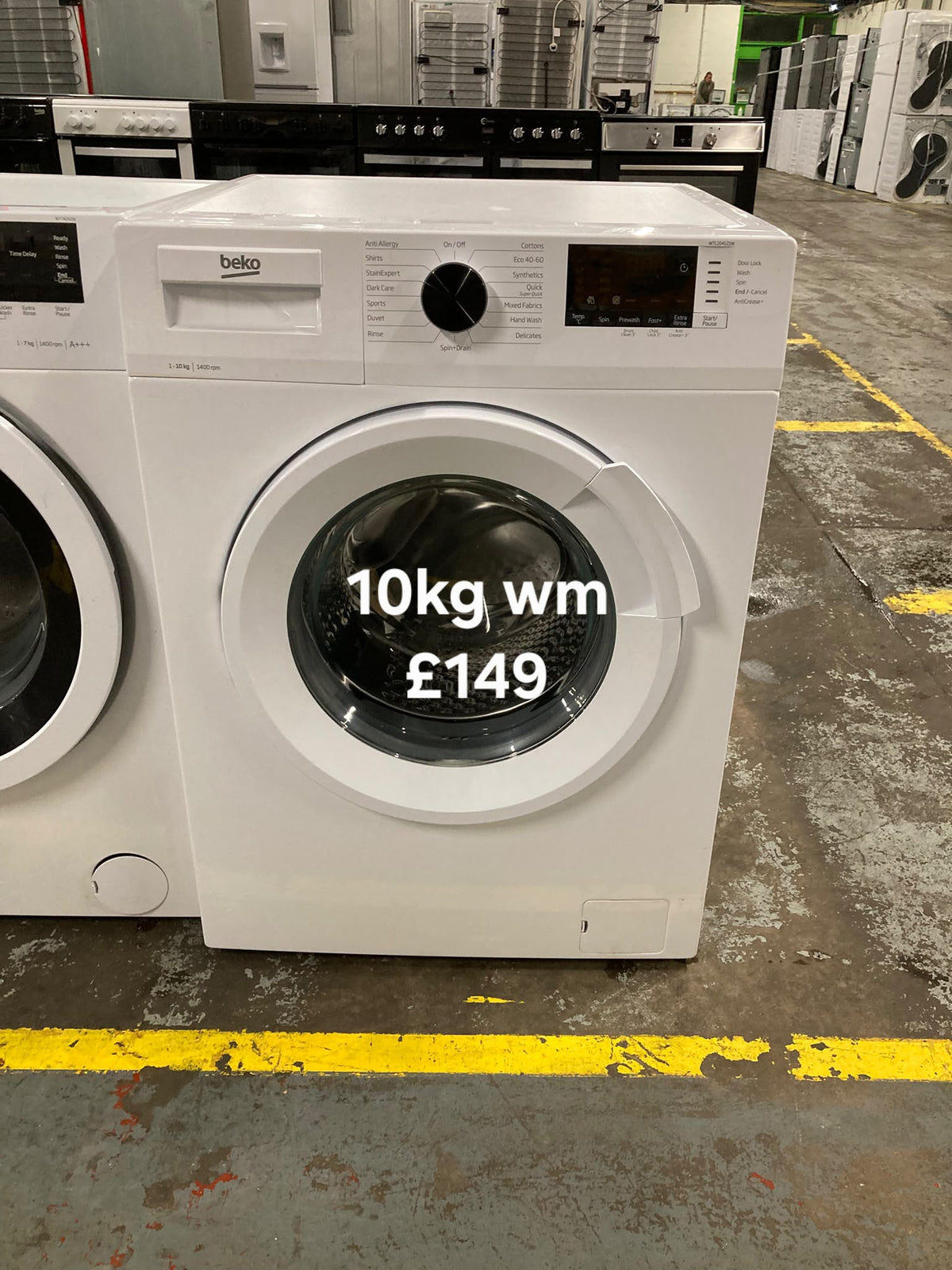 Beko 10kg washing machine Refurbished | 120 Day Warranty | Free Delivery