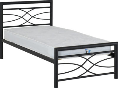 Kelly 3' Bed
Black