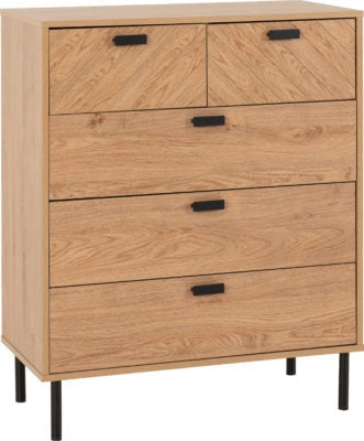 Leon 3+2 Drawer Chest
Medium Oak Effect