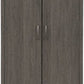 Lisbon 2 Door Wardrobe
Black Wood Grain