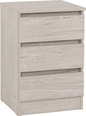 Malvern 3 Drawer Bedside
Urban Snow