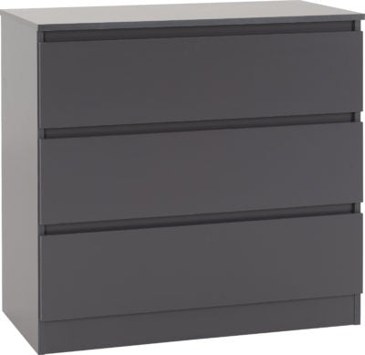 Malvern 3 Drawer Chest
Grey