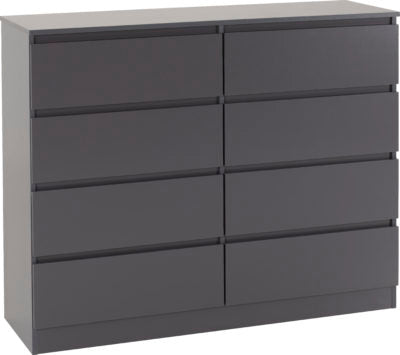 Malvern 8 Drawer Chest
Grey