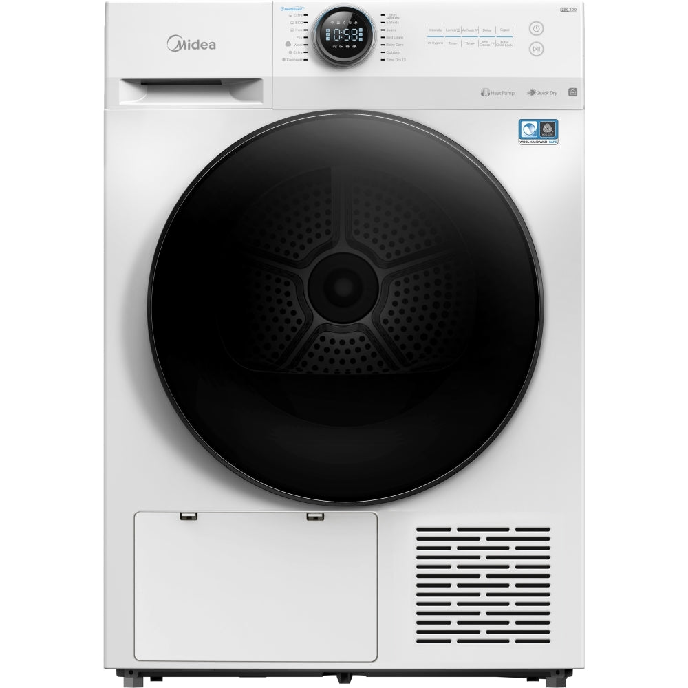 Midea MD200H80WB/W-UK
Heat Pump Tumble Dryer, 8kg, White, A+++ Rated