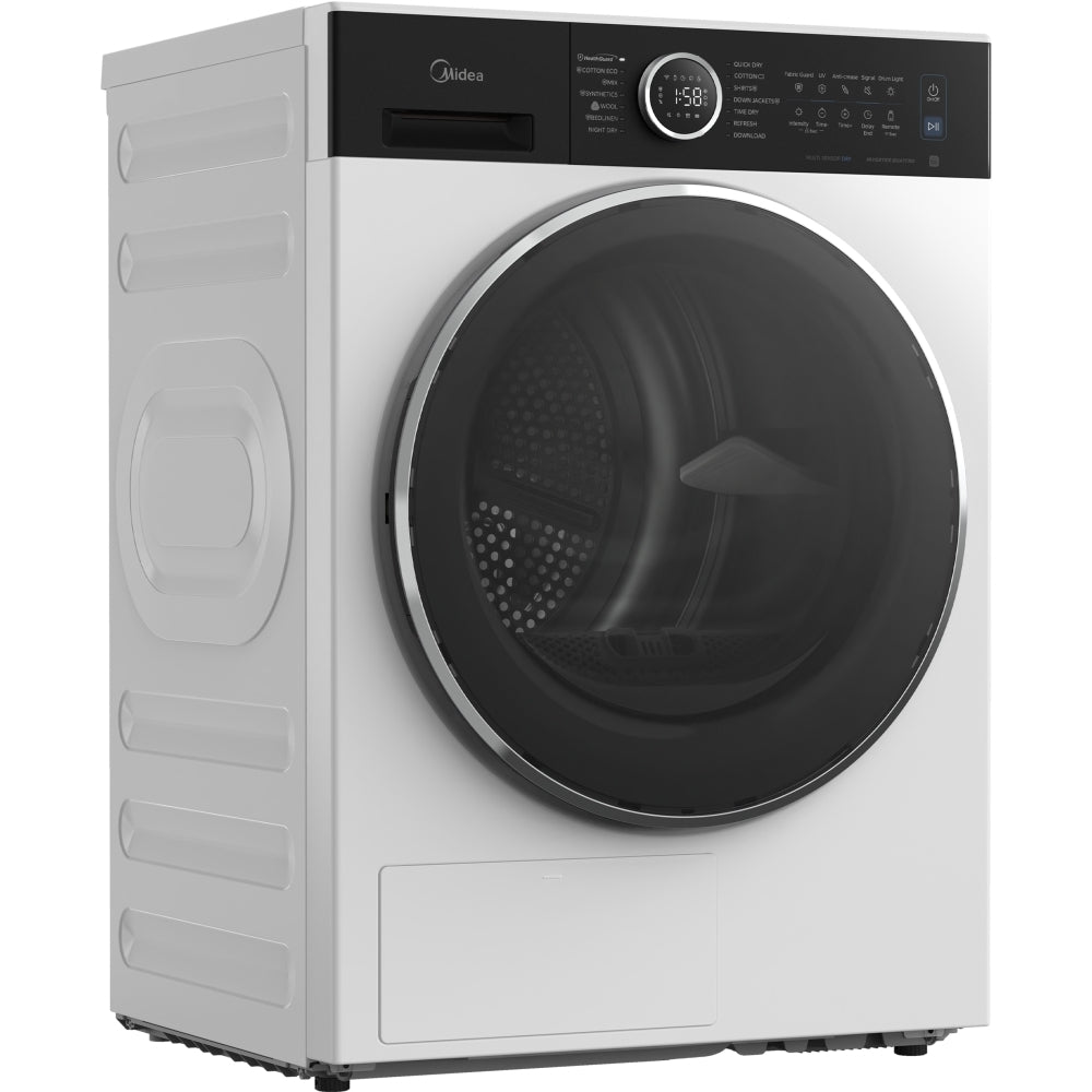 Midea MD205H80WBC/W-UK
Heat Pump Tumble Dryer, 8kg, White, A+++ Rated