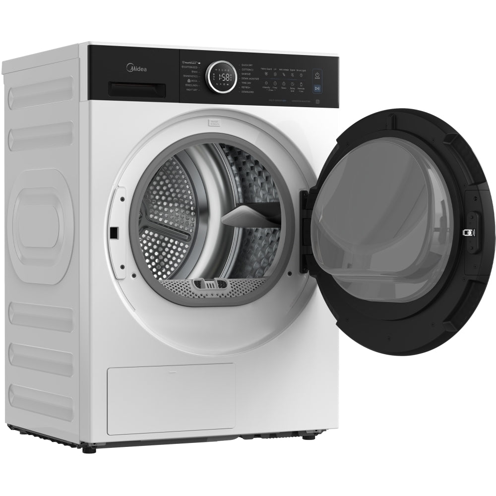 Midea MD205H80WBC/W-UK
Heat Pump Tumble Dryer, 8kg, White, A+++ Rated