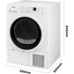Midea MDG09EH80/1
Heat Pump Tumble Dryer, 8kg, White, A++ Rated