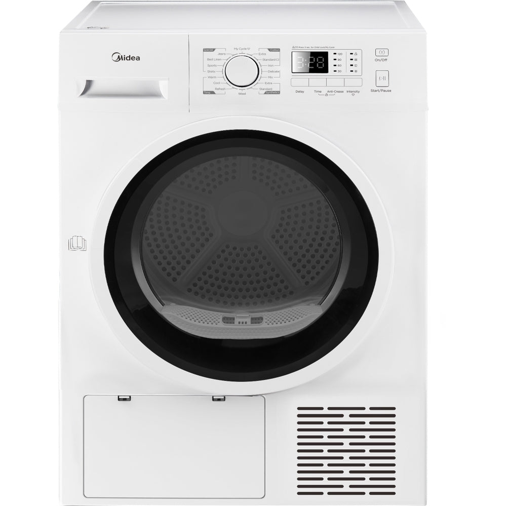 Midea MDG09EH80/1
Heat Pump Tumble Dryer, 8kg, White, A++ Rated