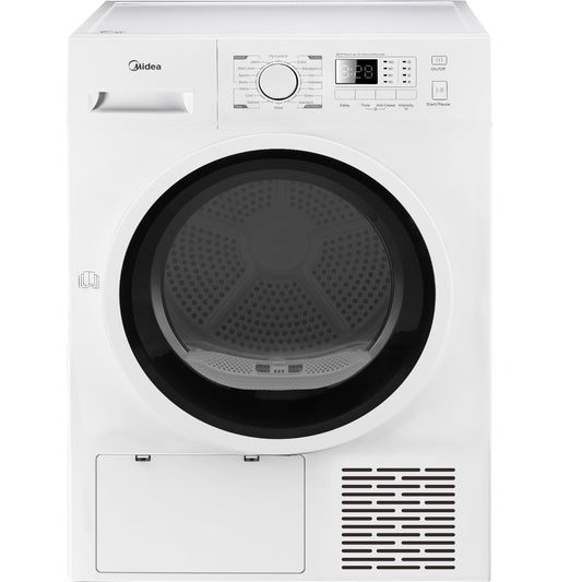 Midea MDG09EH80/1
Heat Pump Tumble Dryer, 8kg, White, A++ Rated