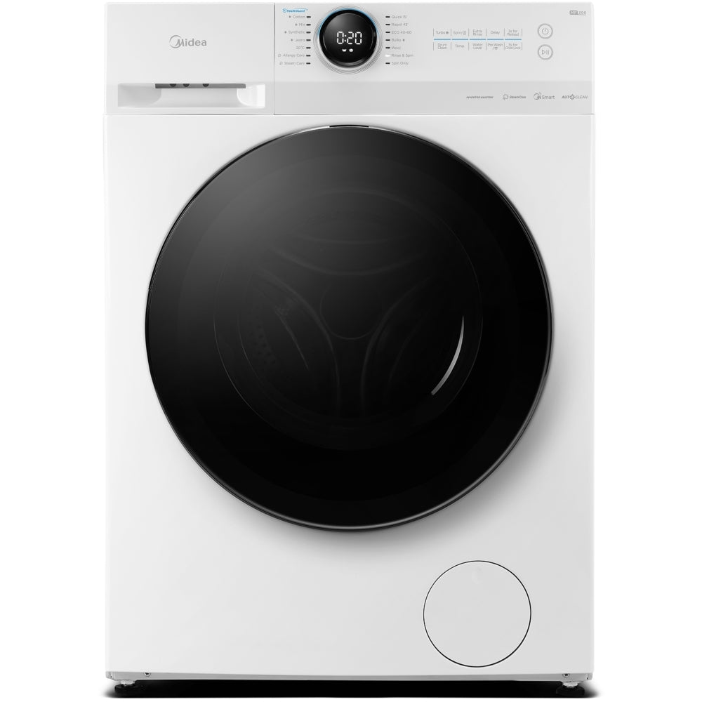 Midea MF20EW80WB
Washing Machine, 8kg, 1400 Spin, White, A Rated