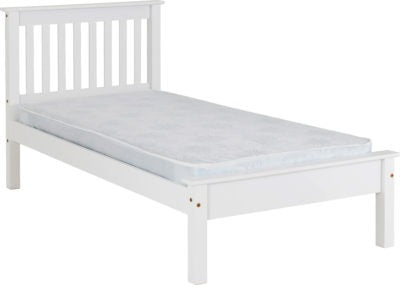 Monaco 3' Bed Low Foot End
White