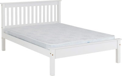 Monaco 4'6" Bed Low Foot End
White