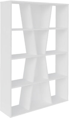 Naples Medium Bookcase
White