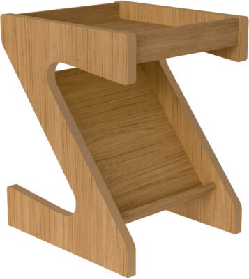 Naples Z Side Table
Oak Effect