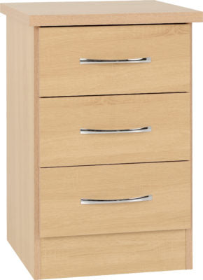 Nevada 3 Drawer Bedside
Sonoma Oak Effect