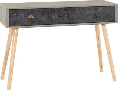 Nordic 3 Drawer Occasional Table
Concrete Effect/Charcoal