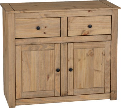 Panama 2 Door 2 Drawer Sideboard
Natural Wax