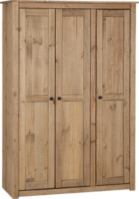 Panama 3 Door Wardrobe
Natural Wax
